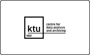 KTU Centre for Data Analysis and Archiving logo representing expertise in data analytics, digital archiving, and information management.