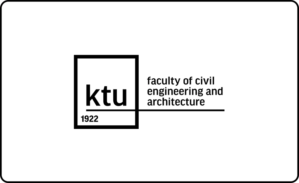 KTU Faculty of Civil Engineering and Architecture logo representing expertise in structural engineering, sustainable construction, and architectural design.