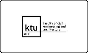 KTU Faculty of Civil Engineering and Architecture logo representing expertise in structural engineering, sustainable construction, and architectural design.
