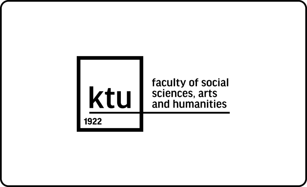 KTU Faculty of Social Sciences, Arts and Humanities logo representing interdisciplinary expertise in social sciences, culture, and human development.