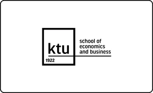 KTU School of Economics and Business logo representing expertise in economics, management, and business education.